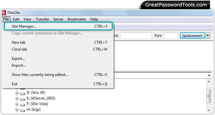 Password Recovery For FileZilla