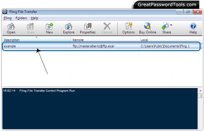 Password Recovery For Fling File Transfer