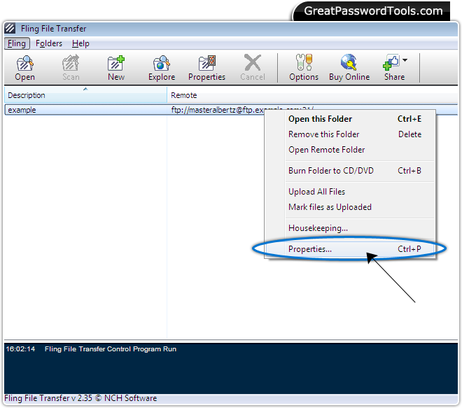 Password Recovery For Fling File Transfer