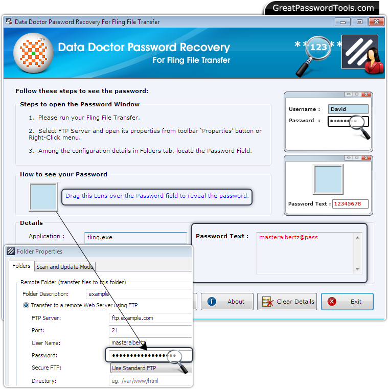 Password Recovery For Fling File Transfer