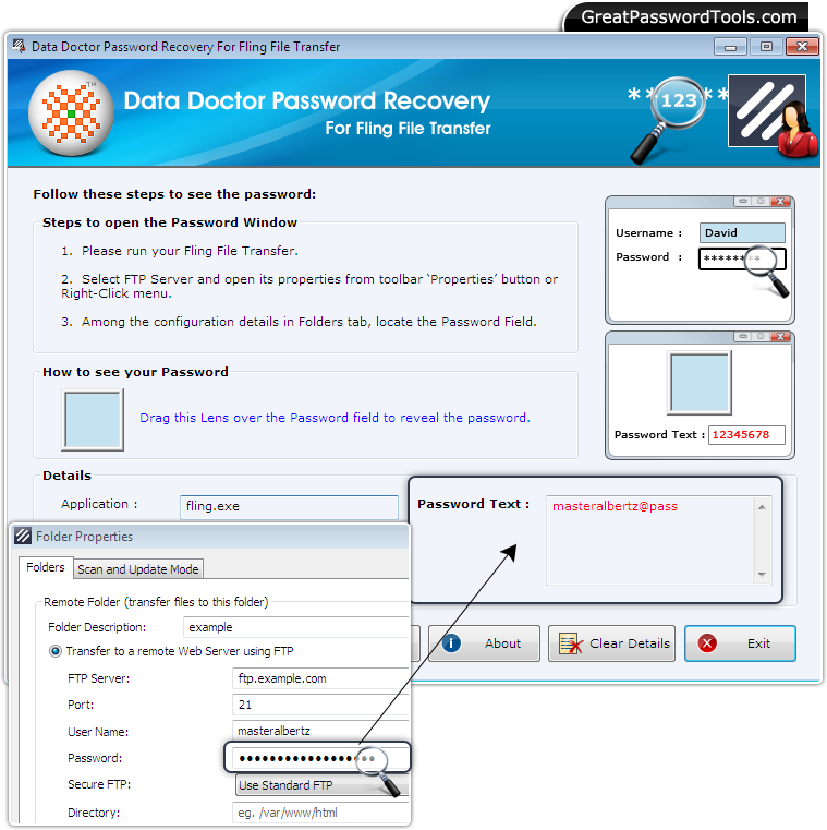 Password Recovery For Fling File Transfer