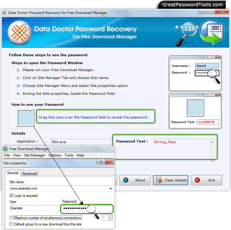 Password Recovery For Free Download Manager