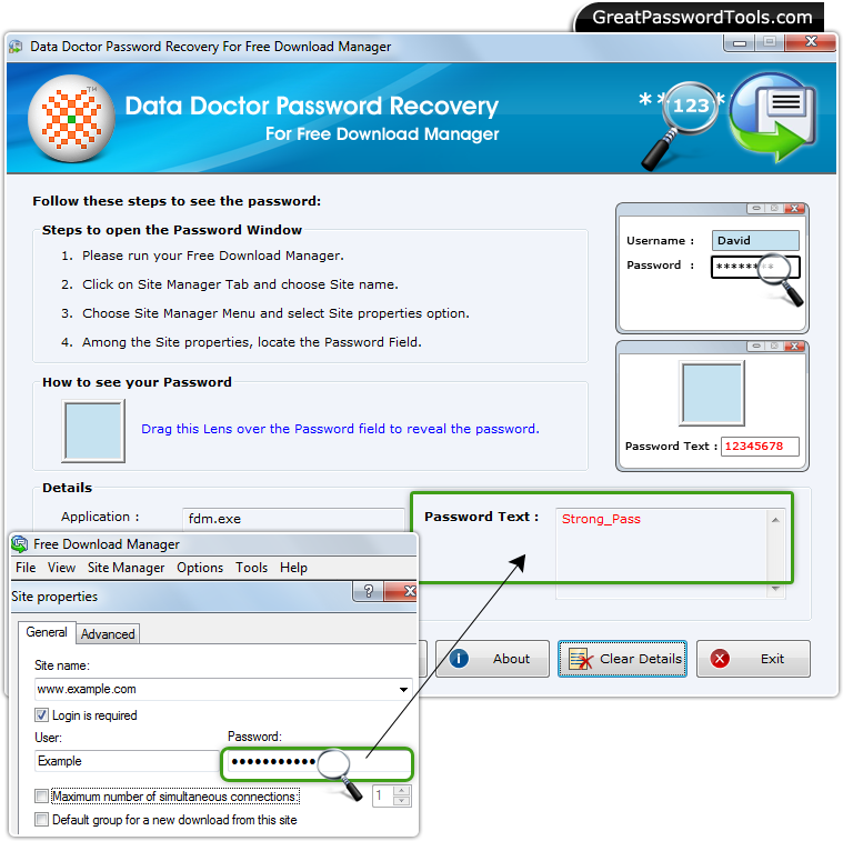 Password Recovery For Free Download Manager