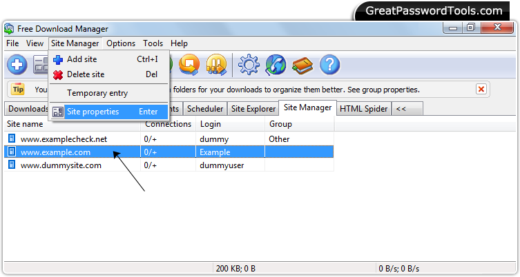 Password Recovery For Free Download Manager