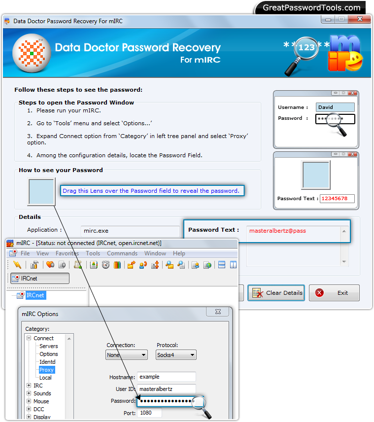 Password Recovery For mIRC